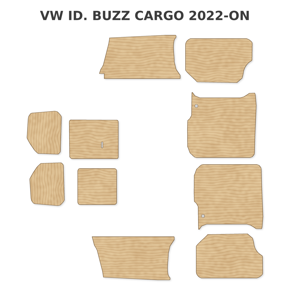 Volkswagen ID Buzz Cargo 2022-ON ply lining kit