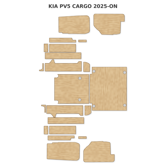 Kia PV5 Cargo 2025-ON ply lining kit